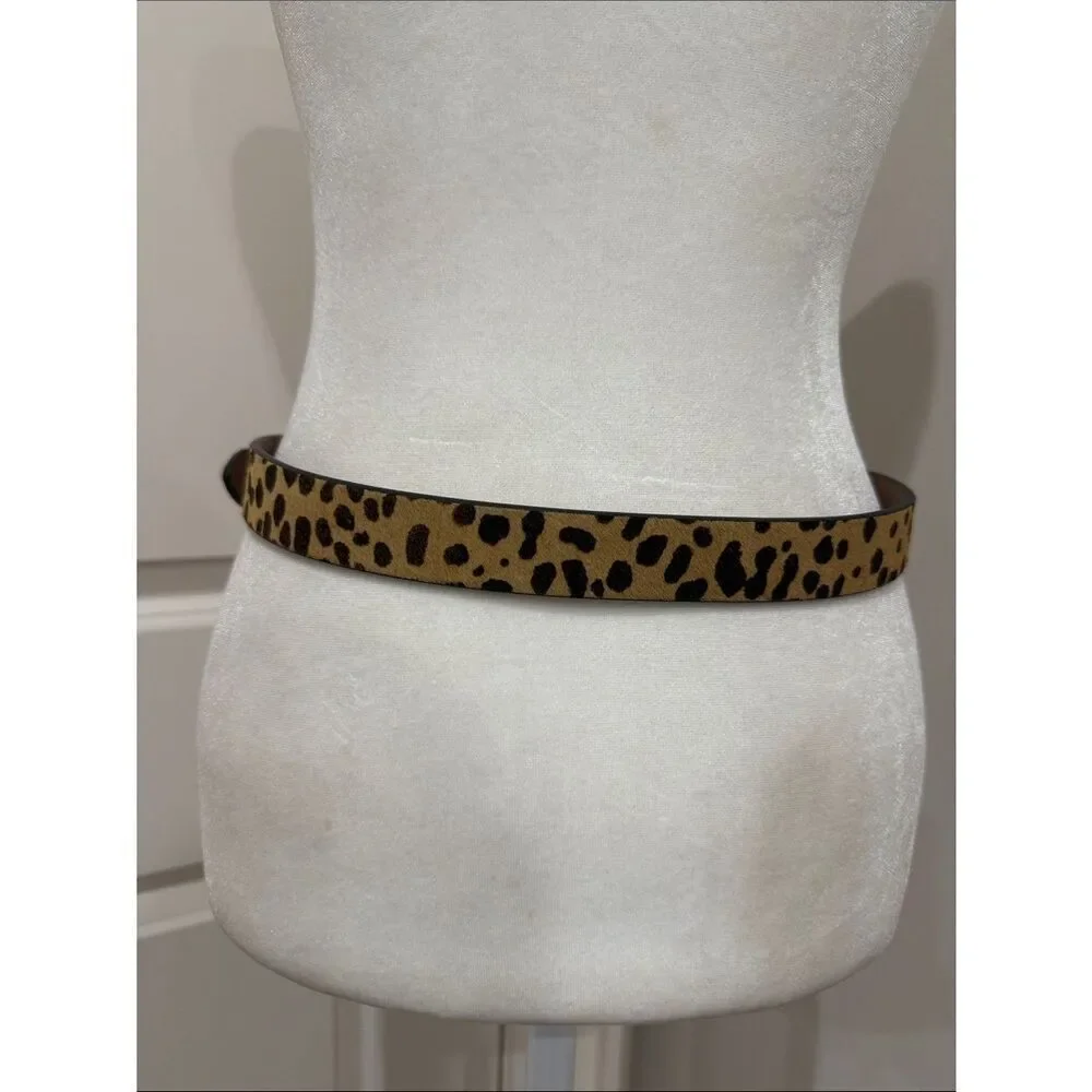 Loklik Vintage Leoparn Prin Hip Belt - Tan/Brown Size Small